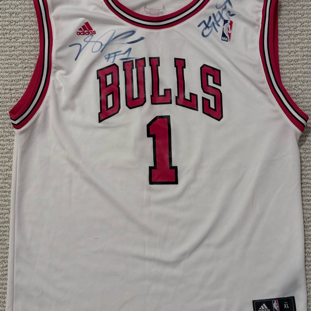 Adidas Bulls White Jersey